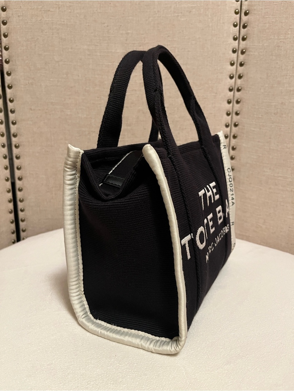 Marc Jacobs The Jacquard small Tote Bag Black - Picture 8 of 14